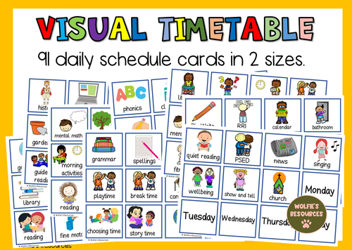 Visual Timetable KS1 | Teaching Resources