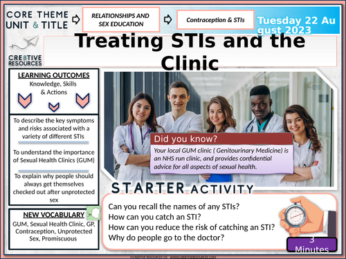 STI / STD GUM Clinics - Sexual Health | Teaching Resources