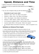 ks3 speed distance time worksheet teaching resources