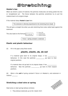 Hookes Law KS3 | Teaching Resources