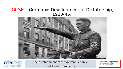 GCSE History: 4. Germany - The Ruhr and Hyperinflation 1922-23