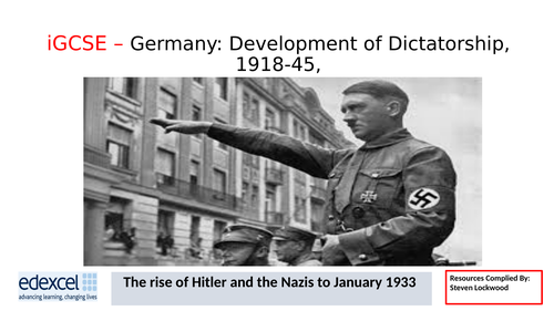 GCSE History: 12. Germany - How Hitler became Chancellor of Germany 1933