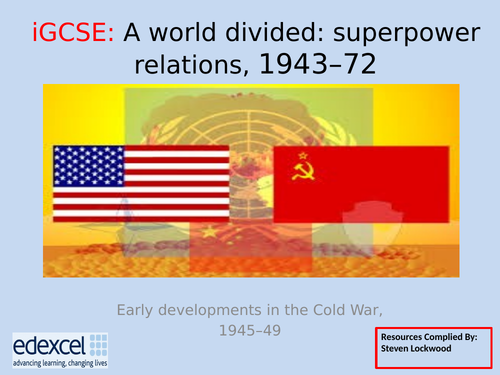 GCSE History: 6. Cold War - Soviet Expansion, Cominform and Comecon