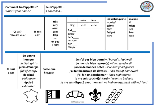 French Book Basics Teaching Resources