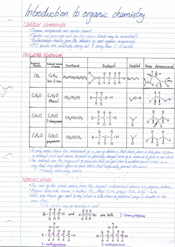 AQA A level chemistry notes - year 12 | Teaching Resources