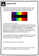 Doppler Effect Questions | Teaching Resources