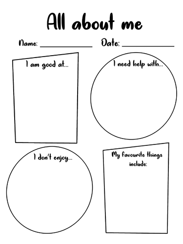 All about me sheet | Teaching Resources