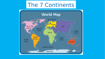 The 7 Continents - Year 1 | Teaching Resources