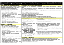 year 7 and year 8 ks3 scheme of work textiles teaching resources