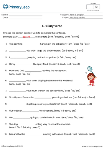 auxiliary-verbs-teaching-resources