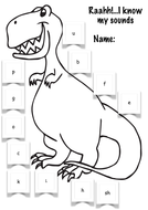 Dinosaur Read Write Inc sounds assessment Sets 1-3 | Teaching Resources