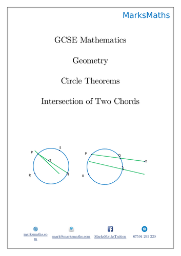 Circle Theorems Part 2 Teaching Resources 8487