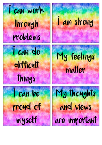 Positive Affirmations for the classroom | Teaching Resources