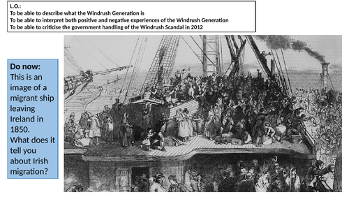 Windrush and migration to Britain | Teaching Resources