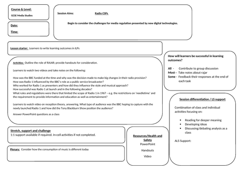 gcse media studies coursework