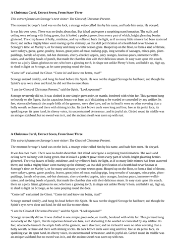 Ghost of Christmas Present A Christmas Carol | Teaching Resources