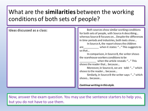 English Language Paper 2 Q2 | Teaching Resources