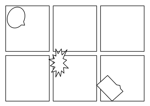 comic strips template