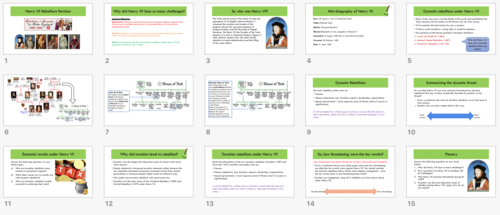 OCR Tudor Rebellions | Henry VII REVISION | Teaching Resources