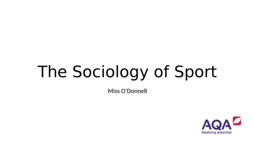 AQA A Level Chapter 3.2 Sociology of Sport