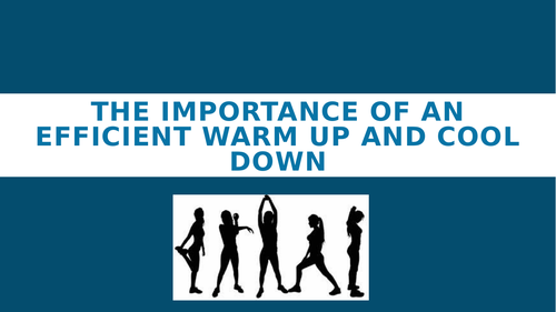 Importance of a Warm Up and Cool Down - Physical Education | Teaching ...