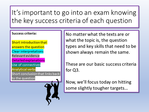 English Language Paper 2 Q3 | Teaching Resources