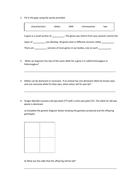 Genetic Diagrams Slides and Worksheet (GCSE Biology AQA) | Teaching