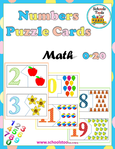 Number Puzzle Cards 0-20 | Teaching Resources