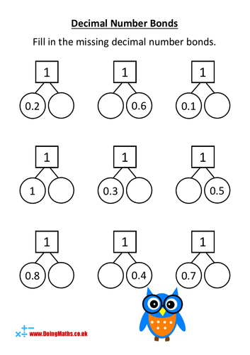 Number Bonds Practice - Arithmetic Worksheets Set | Teaching Resources