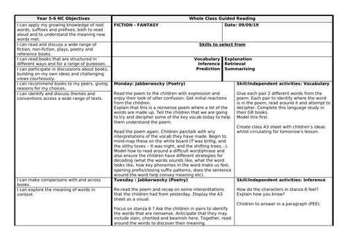 Northern Lights, Nowhere Emporium & More Guided Reading Planning ...