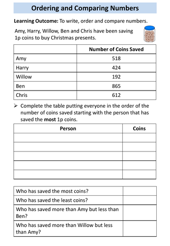 ocr-entry-level-3-maths-numbers-to-1000-teaching-resources