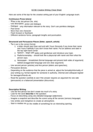 creative writing cheat sheet pdf