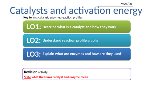 Catalysts & Activation Energy