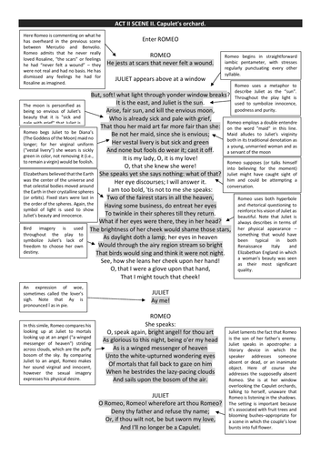 romeo and juliet act 2 scene 2 assignment