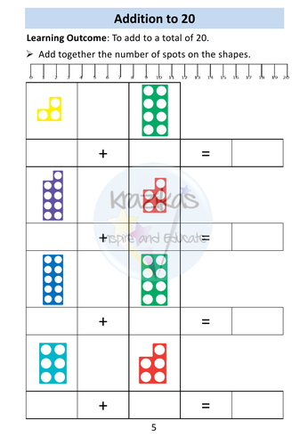 Functional Skills Maths - Entry Level 1 - Addition to 20 | Teaching ...