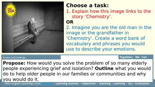 AQA Telling Tales Anthology 'Chemistry'