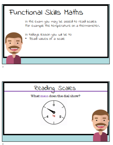 New Functional Skills Maths Full Lesson -Reading Scales | Teaching