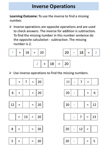 functional-skills-maths-entry-level-1-subtraction-within-20