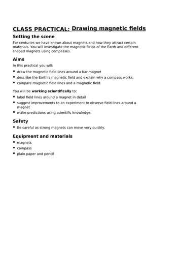 Magnets and magnetic fields KS3 Activate Science | Teaching Resources
