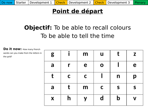 Dynamo 1 Module 2 Colours and Time