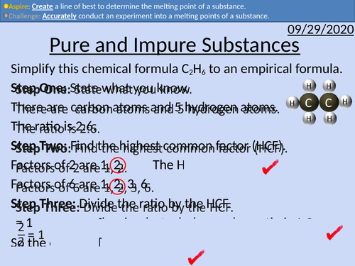 GCSE Chemistry: Pure and Impure Substances