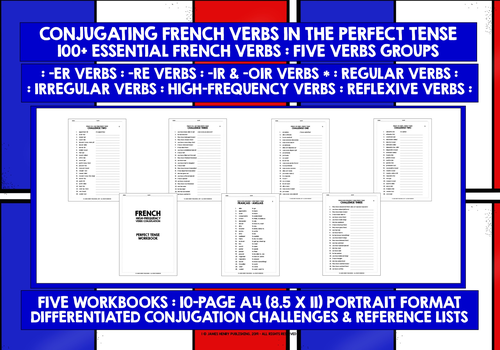 French Perfect Tense Worksheets