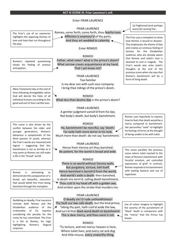 romeo and juliet act 3 scene 3 assignment