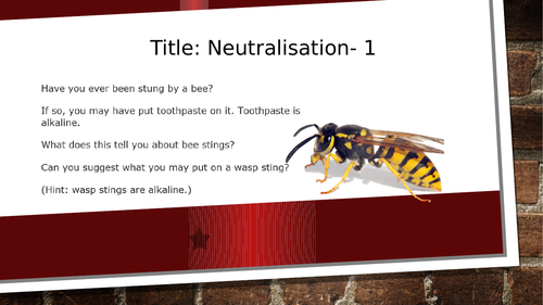 KS3 Neutralisation Double lesson | Indigestion | Suitable for Activate