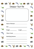 Dinosaur Fact File Activity | Teaching Resources