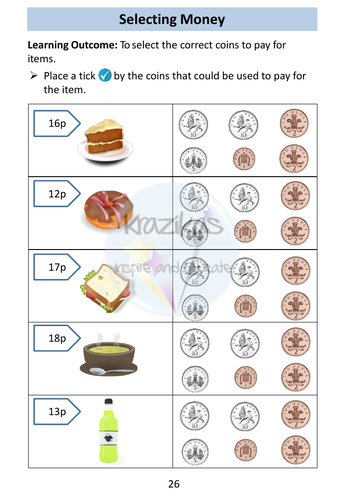 Functional Skills Maths - Entry Level 1 - Money | Teaching Resources