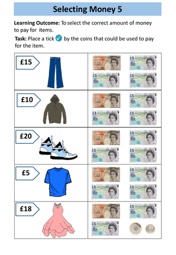 functional-skills-maths-entry-level-1-money-teaching-resources