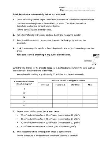 AQA Rates of Reaction topic | Teaching Resources