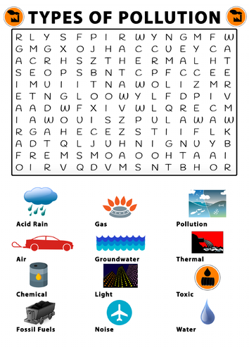 pollution-word-search-puzzle-teaching-resources