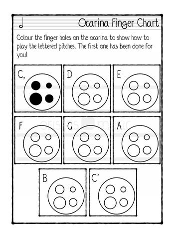 4-hole-ocarina-finger-chart-worksheet-pack-teaching-resources